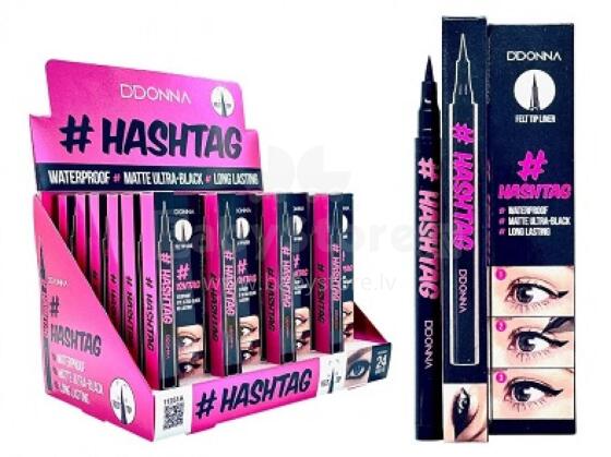 Eyeliner Liquid Hashtag 24H A Negro