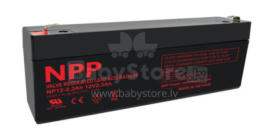 Akumulators 12 V 2,3 Ah T1(F1) Pb AGM NPP