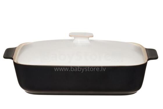 Maku Oven casserole ceramic w/lid 3 L 36x21,5 cm