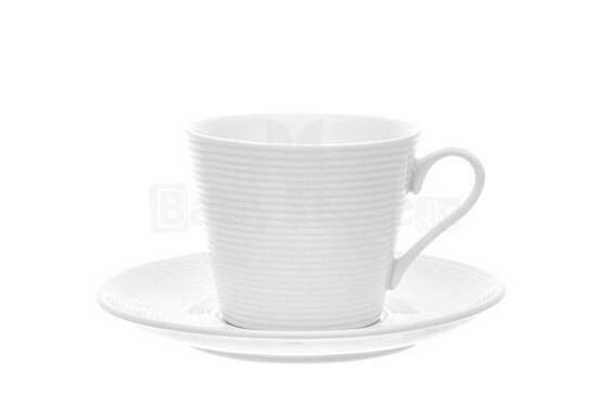 Maku porcelāna kafijas krūze un apakštase