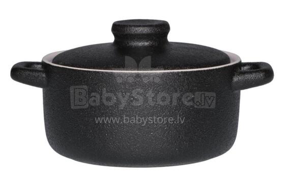Мини-кастрюля Maku Robuste керамическая с крышкой 0,38 л 12 см