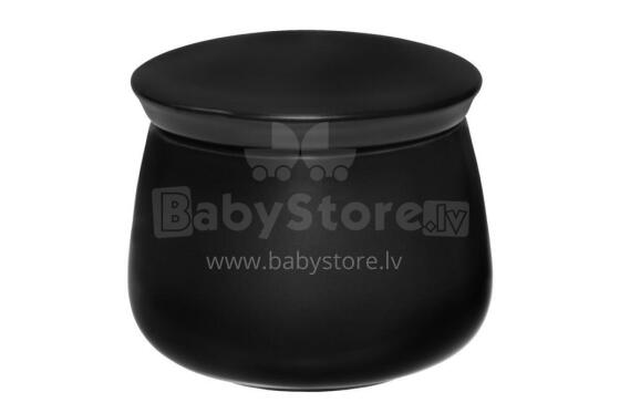 Сахарница Maku Simple черная 0,2 л