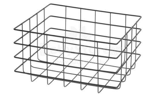 Maku Storage basket metal black 25x20x12,5 cm