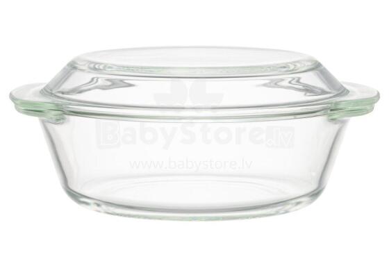 Maku sautējamais trauks ar stikla vāku 1,8 L + 0,92 L 26x23x10 cm
