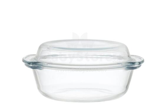 Maku sautējamais trauks ar stikla vāku 1,4 L + 0,45 L 23,5x20,5x9,3 cm