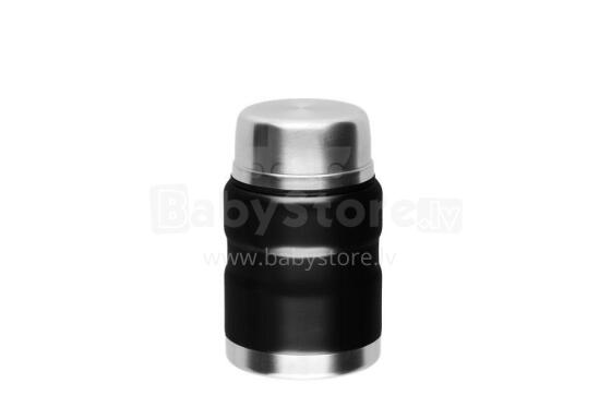 Maku Food thermos stainless steel black 0,5 L