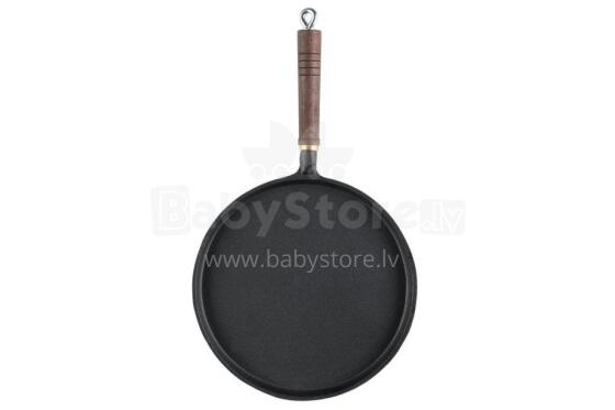 Maku Pancake pan cast iron wooden handle 26 cm