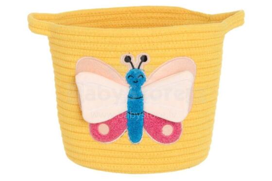 4Living Storage basket Butterfly 20 x 25 cm