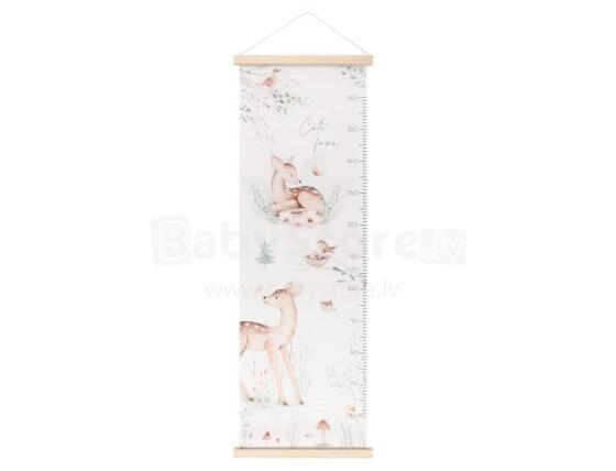 4Living Wall art Таблица высот Cute Fawn