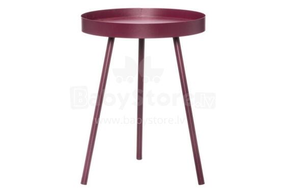 4Living Sidetable Joy burgundy red 30x40 cm