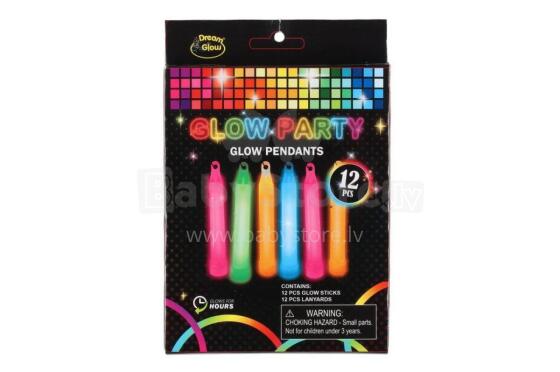 Glow pendant glow-in-the-dark 12 pcs