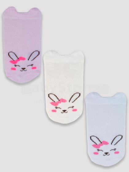 NOVITI SB019-G-02 Socks with smiley faces M2 girl 12-18m