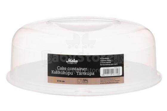 Maku Basic cake container white 32 cm