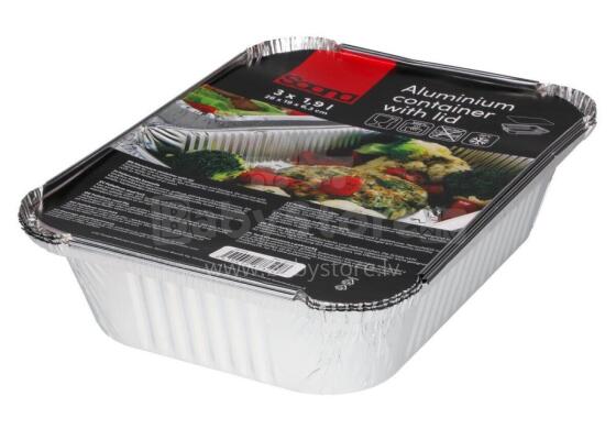 Saana alumīnija trauks 1,9 L 3 gab.
