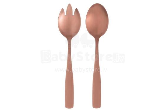 Maku Salad servers rose gold
