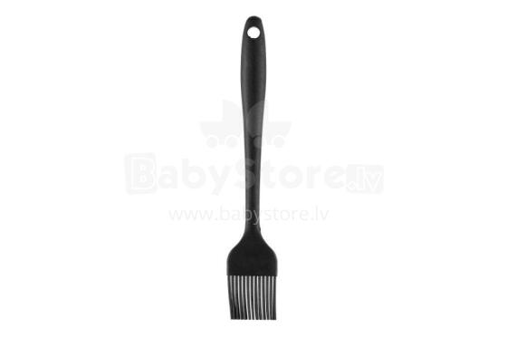 Maku birste mīklai un konditorejas izstrādājumiem, nerūsējošā tērauda/silikona, 20 cm
