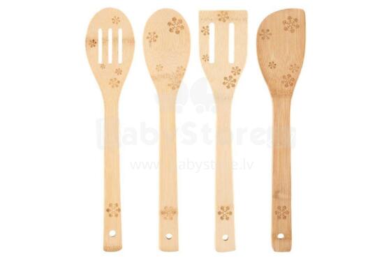 Winteria Kitchen utensils bamboo 4 pcs