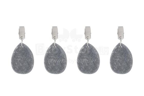 4Living Table cloth weights 4 pcs oval black
