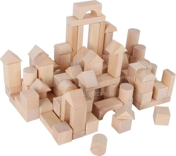 Legler Wooden Blocks  Art.247894 Koka klucīši maisiņa,100 gab