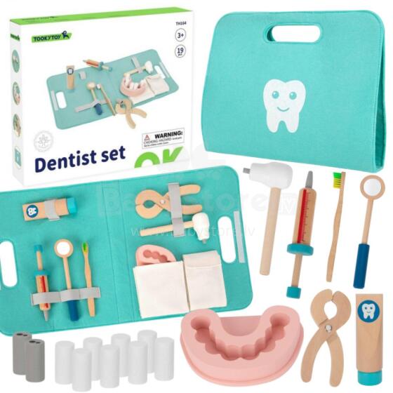 TOOKY TOY Little Dentist Set Doctor's Suitcase 19 pcs. FSC