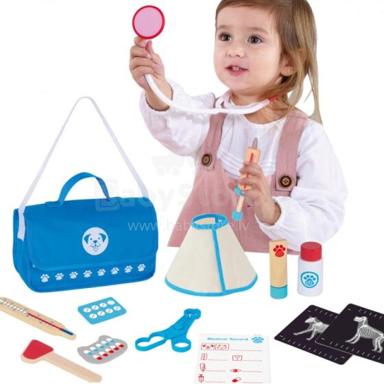 TOOKY TOY Набор ветеринара, сумка 17 предметов.