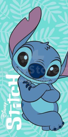 Disney Stitch Towel  Art.190946 Bērnu mīksts dabīgas kokvilnas dvielis 70х140cm