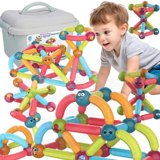 WOOPIE Magnetic Building Blocks Educational 52 pcs.