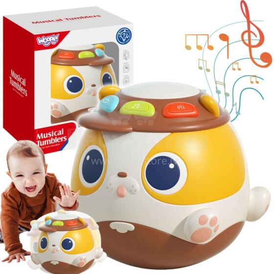 WOOPIE BABY Interaktīva rotaļu bumba Suņu muzikālā izglītojošā rotaļlieta