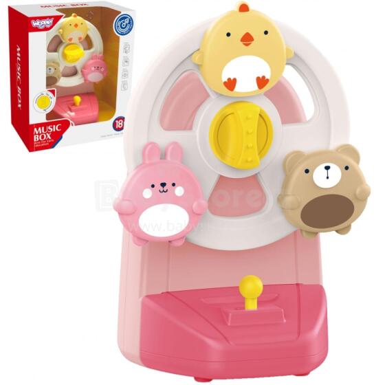 Музыкальная шкатулка WOOPIE BABY Карусель Животные Музыкальная развивающая игрушка