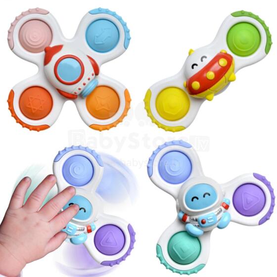 WOOPIE BABY Спиннер Сенсорная игрушка Ракета Инопланетный НЛО 3 шт.