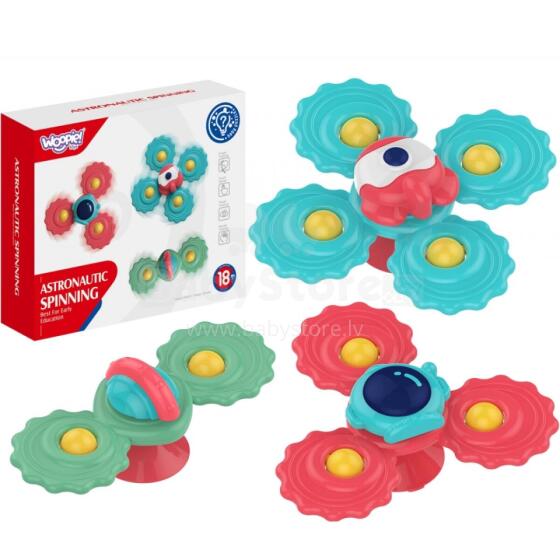 WOOPIE BABY Teether Spinner with Suction Cup Set of 3_20PCS