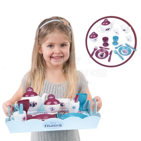 Поднос SMOBY Frozen II с посудой XL, аксессуары