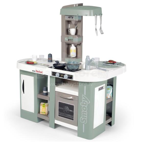 SMOBY Mini Tefal Studio Kitchen Bubble XL + 34 Accessories