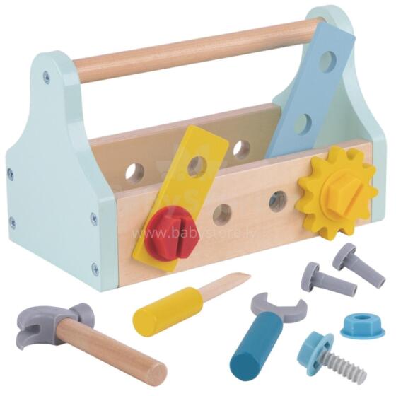 TOOKY TOY Набор деревянных инструментов, 18 предметов.