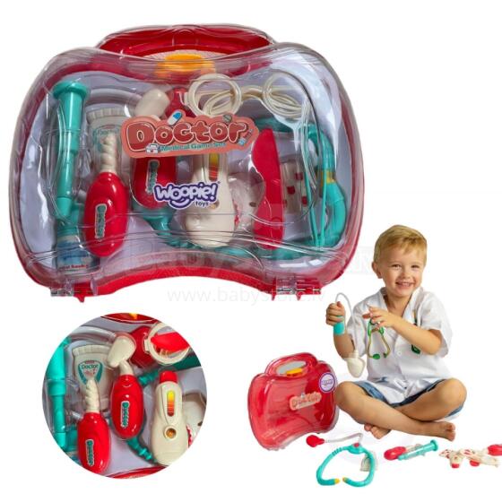 WOOPIE Little Doctor's Medical Set Doctor in a Suitcase + Acc.