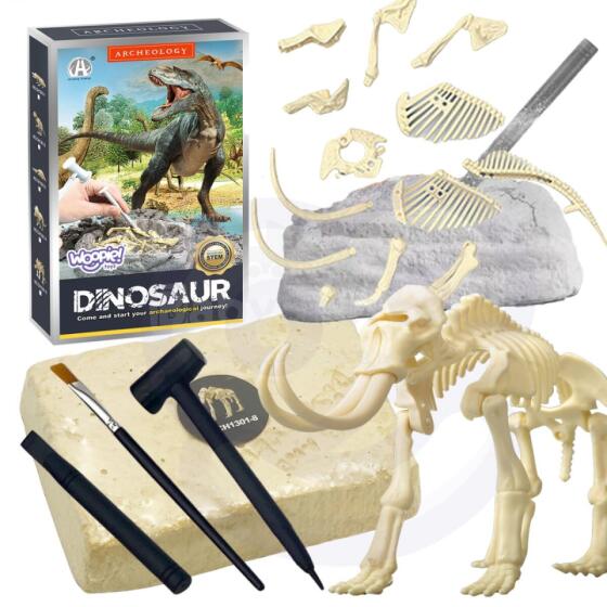 WOOPIE radošā rotaļu dinozaura skeleta arheoloģisko izrakumu komplekts