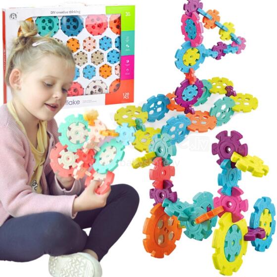 Конструктор WOOPIE Вафли Ёжики 120 шт.