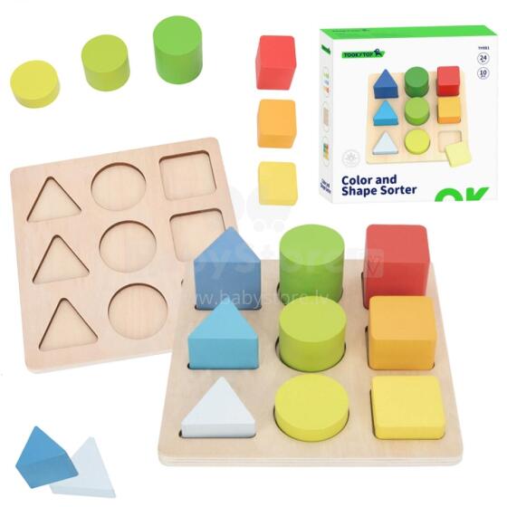TOOKY TOY Развивающая головоломка Геометрические фигуры
