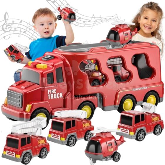 WOOPIE Road Tow Truck Набор из 5 машин - Пожарная часть