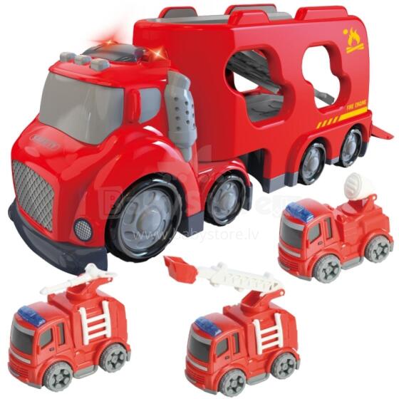 WOOPIE Big Red City Truck Tow Truck Sound and Light Effects