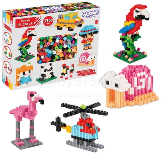 WOOPIE konstruktora klucīši 3D PIXEL 1750 gab.