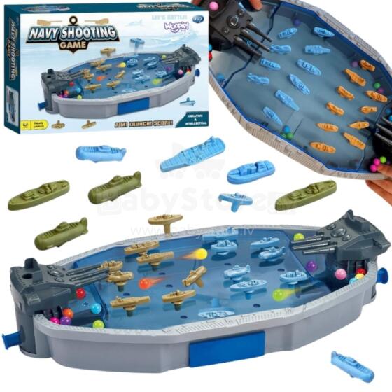 WOOPIE Аркадная игра "Морской бой" 3D Корабли Шаровая пусковая установка