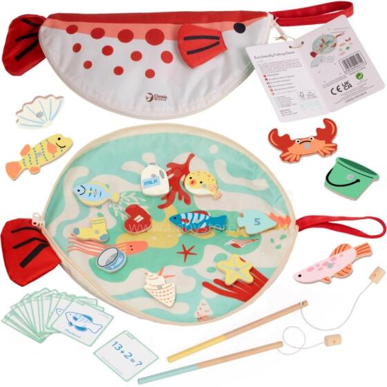 CLASSIC WORLD Educational Magnet Fishing Game with Counting Cards