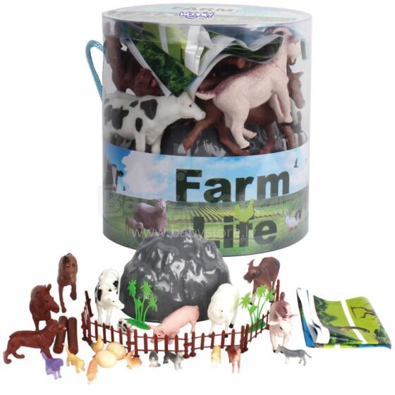 WOOPIE Set of 34 Farm Animals Figures