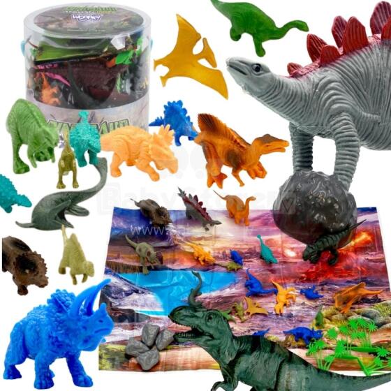 WOOPIE Set of Dinosaurs Figures 34 pcs.