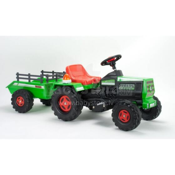 INJUSA Basic 6V Battery Tractor + Trailer