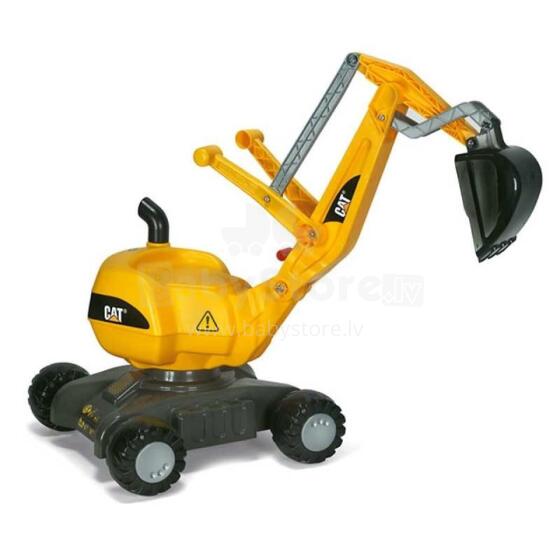 Rolly Toys RollyDigger CAT - Rotating Excavator Ride-on Yellow
