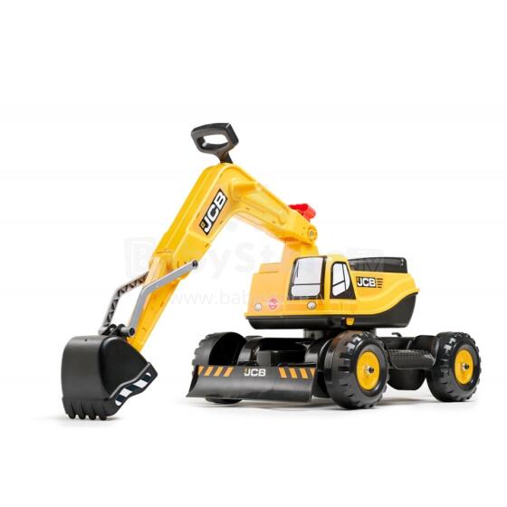 Экскаватор FALK JCB DIGGER с вращающимся желтым подвижным ковшом от 3 лет.