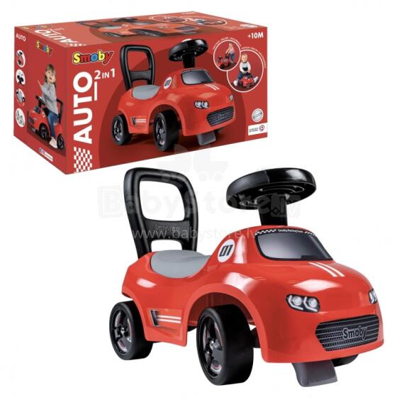 Smoby Red Ride-On with Horn