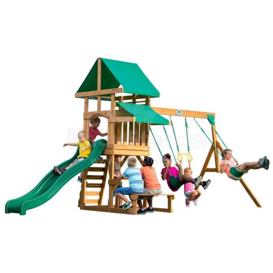 Koka rotaļu laukums BACKYARD DISCOVERY Belmont 6in1